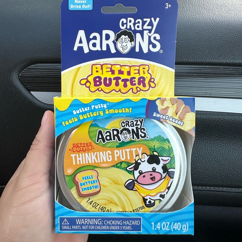 Crazy Aaron's Better Butter Thinking Putty - Yellow